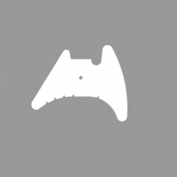 white option two white wedge gasket seal White Glazing Wedge Gasket/Seal - Per Metre Option 2