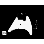 white wedge gasket option two dimensions white wedge gasket option two dimensions