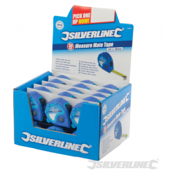 Silverline Measuring Mate Tape Measure Mate Measuring Tape