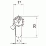 Door Cylinder Dimensions
