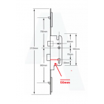 Ferco 20 door lock dimension