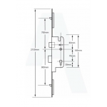 Ferco 20 door lock dimensions