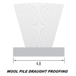 wool pile draught proofing seal wool pile draught proofing seal