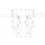 ideal door handle dimensions ideal door handle dimensions