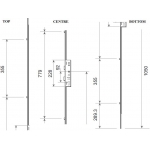 mila master door lock dimensions