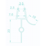 shower screen seal 23 shower screen seal 23