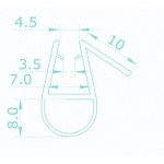 shower seal 2 dimensions