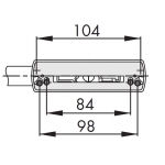 spade tilt turn window handle dimensions