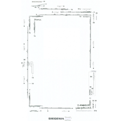 Siegenia Concealed VV Window Tilt and Turn Gearing System