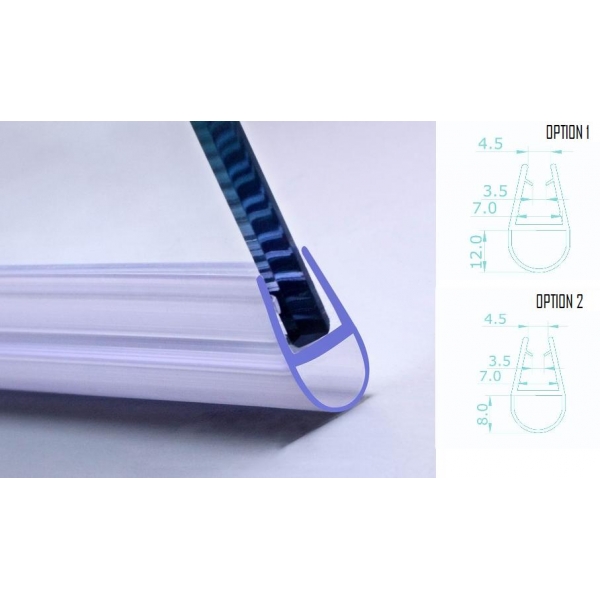 Shower Bath Screen Door Bubble Seal